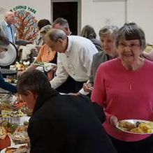 thanksgiving potluck with korean church 3